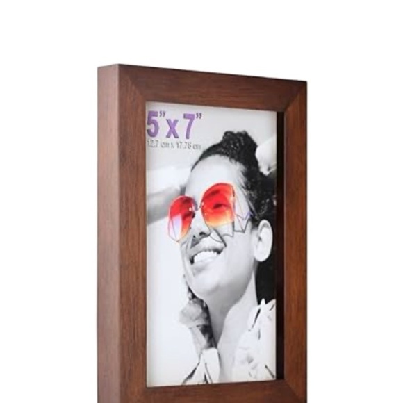 5x7 Solid Wood Picture Frame High Def Glass Table Top‎ Display & Wall Mount - Picture 5 of 7